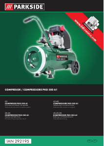 Manuale Parkside IAN 292195 Compressore