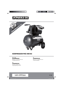 Handleiding Parkside IAN 89566 Compressor