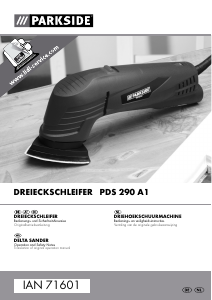 Handleiding Parkside IAN 71601 Deltaschuurmachine