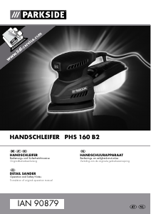 Handleiding Parkside IAN 90879 Deltaschuurmachine