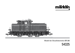 Bedienungsanleitung Märklin 54325 BR 260 DB Diesel Modellbahn