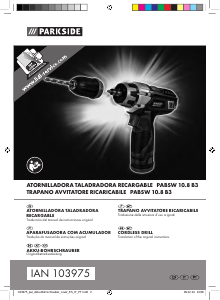 Manual de uso Parkside IAN 103975 Atornillador taladrador