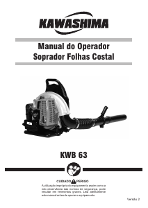 Manual Kawashima KWB 63 Soprador de folhas