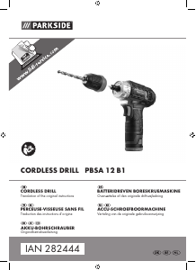 Brugsanvisning Parkside IAN 282444 Bore-skruemaskine