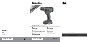 Bruksanvisning Parkside IAN 291683 Borrskruvdragare