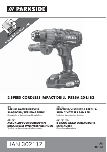 Brugsanvisning Parkside IAN 302117 Bore-skruemaskine