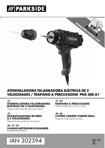 Manuale Parkside IAN 302394 Trapano avvitatore