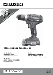 Manual Parkside IAN 306436 Drill-Driver