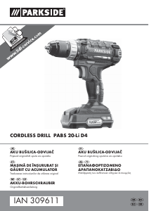 Manual Parkside IAN 309611 Maşină de găurit-înşurubat