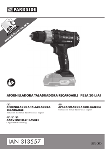 Manual de uso Parkside IAN 313557 Atornillador taladrador