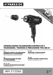 Manuale Parkside IAN 315566 Trapano avvitatore