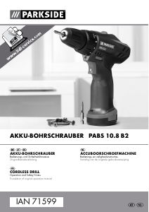 Handleiding Parkside IAN 71599 Schroef-boormachine