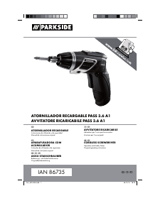 Manual de uso Parkside IAN 86735 Atornillador taladrador