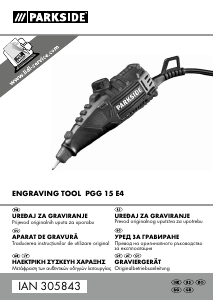 Manual Parkside IAN 305843 Maşina de gravură