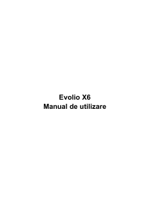 Manual Evolio X6 Telefon mobil