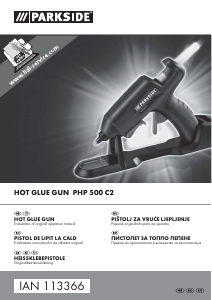 Manual Parkside IAN 113366 Pistol de lipit
