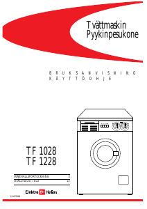 Bruksanvisning ElektroHelios TF1028 Tvättmaskin