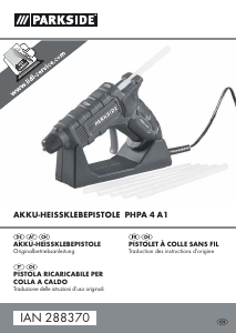 Manuale Parkside IAN 288370 Pistola incollatrice