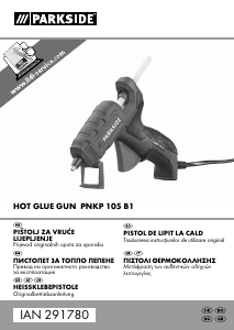 Priručnik Parkside IAN 291780 Pištolj za vruće lijepljenje