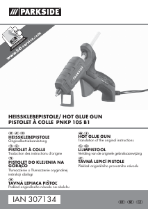 Manual Parkside IAN 307134 Glue Gun