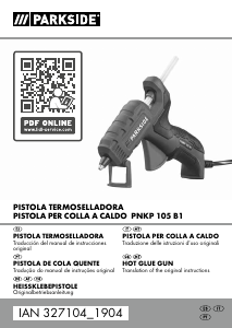 Manual de uso Parkside IAN 327104 Pistola para pegar