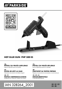 Priručnik Parkside IAN 328264 Pištolj za vruće lijepljenje