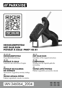 Handleiding Parkside IAN 346064 Lijmpistool