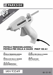 Manual Parkside IAN 93549 Pistola de colar