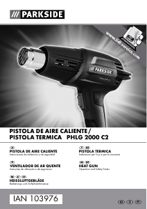 Manuale Parkside IAN 103976 Pistola ad aria calda