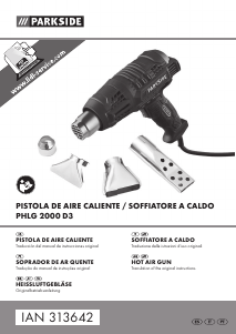 Manuale Parkside IAN 313642 Pistola ad aria calda