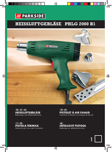 Manuale Parkside IAN 61646 Pistola ad aria calda