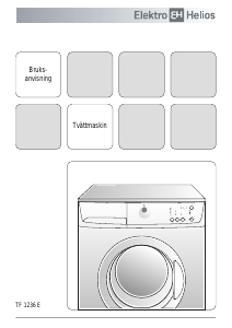 Bruksanvisning ElektroHelios TF1236E Tvättmaskin