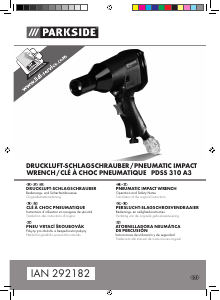 Manual de uso Parkside IAN 292182 Llave de impacto