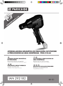 Manuale Parkside IAN 292182 Avvitatore pneumatico