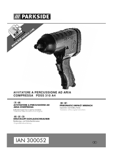 Manuale Parkside IAN 300052 Avvitatore pneumatico