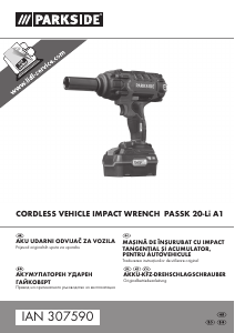 Manual Parkside IAN 307590 Cheie de impact