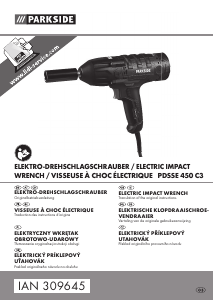 Manual Parkside IAN 309645 Impact Wrench