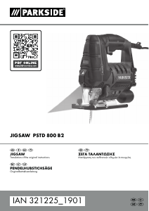 Manual Parkside IAN 321225 Jigsaw