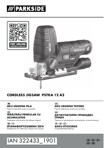 Priručnik Parkside IAN 322433 Ubodna pila