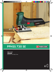 Manual Parkside IAN 37833 Jigsaw