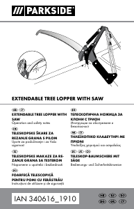 Εγχειρίδιο Parkside IAN 340616 Κλαδευτής