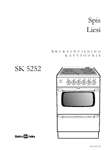 Bruksanvisning ElektroHelios SK5252 Spis