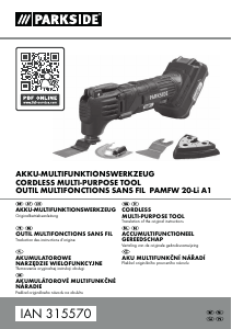 Handleiding Parkside IAN 315570 Multitool