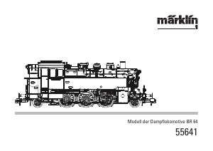 Bedienungsanleitung Märklin 55641 BR 064 DB Tank Modellbahn