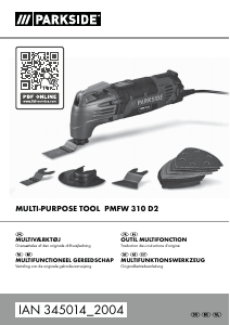 Handleiding Parkside IAN 345014 Multitool