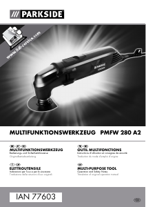 Mode d’emploi Parkside IAN 77603 Outil multifonction