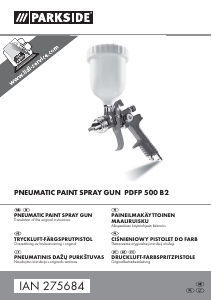 Instrukcja Parkside IAN 275684 Pistolet do malowania