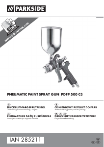 Instrukcja Parkside IAN 285211 Pistolet do malowania