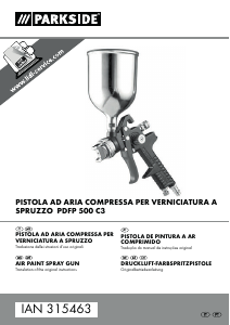 Manuale Parkside IAN 315463 Sistema di verniciatura