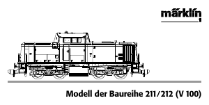 Bedienungsanleitung Märklin 55725 BR 212 DB Diesel Modellbahn